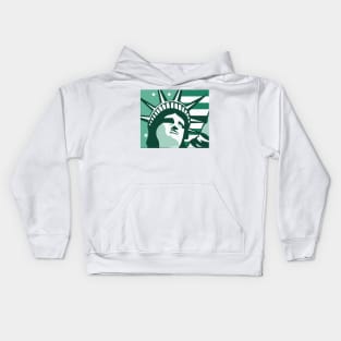 Statue Of Liberty National Monument Kids Hoodie